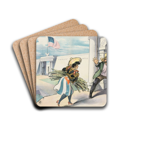 Cuba's opportunity by Udo Keppler Drink Coasters - set of 4