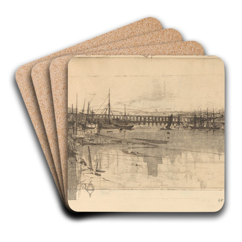 Berwick by David Young Cameron Art Drink Coaster set