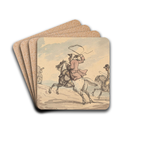 The elopement by Thomas Rowlandson Drink Coasters - set of 4