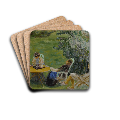 La Sieste au jardin by Pierre Bonnard Drink Coasters - set of 4 La Sieste au jardin by Pierre Bonnard Drink Coasters - set of 4
