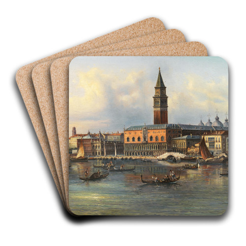 Palazzo Ducale by Giovanni Grubacs Art Drink Coaster set