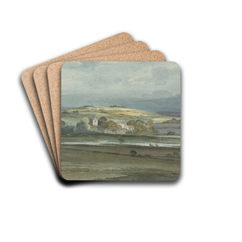 From Boxley Hill near Maidstone by William Pearson Drink Coasters - set of 4
