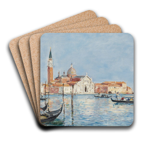 Venise, glise San Giorgio by Eugne Boudin Art Drink Coaster set Venise, glise San Giorgio by Eugne Boudin Art Drink Coaster set