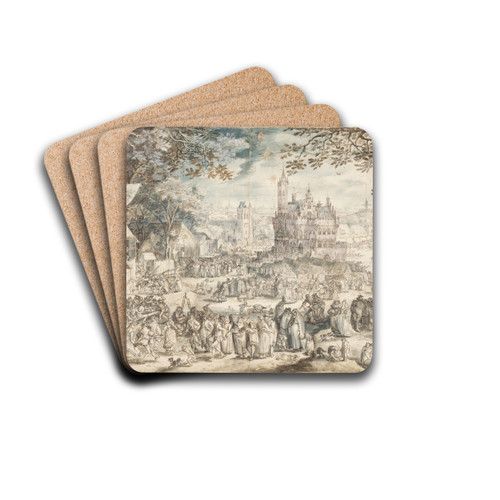 Kermesse by David Vinckboons Drink Coasters - set of 4