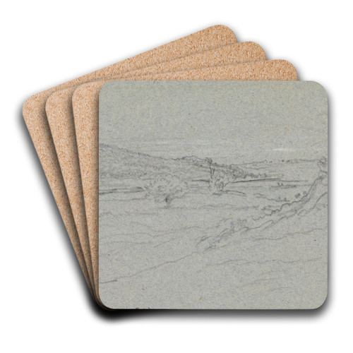North Wales by John Linnell Art Drink Coaster set