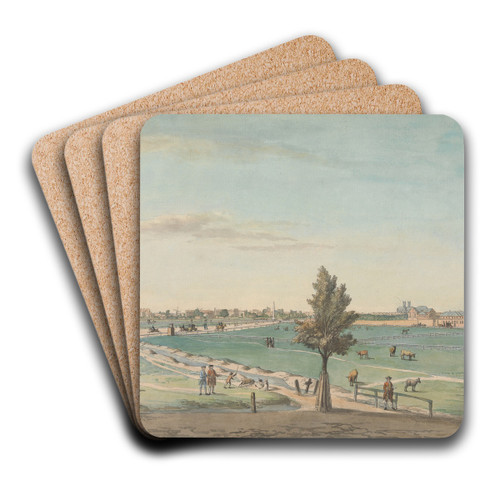 Kennington Common by Samuel Hieronymus Grimm Art Drink Coaster set