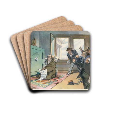 The combination by Udo Keppler Drink Coasters - set of 4