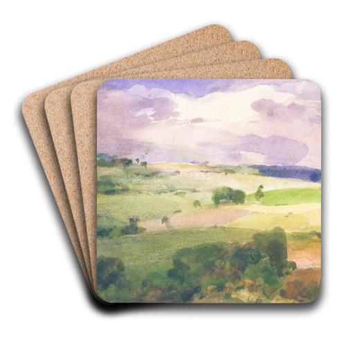 The Maryland Fields by William Henry Holmes Art Drink Coaster set