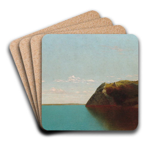 Newport Rocks by John Frederick Kensett Art Drink Coaster set