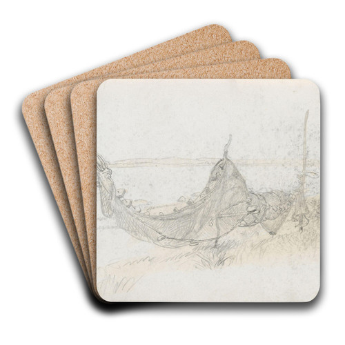 Garntrk, Ghren by Hans Gude Art Drink Coaster set