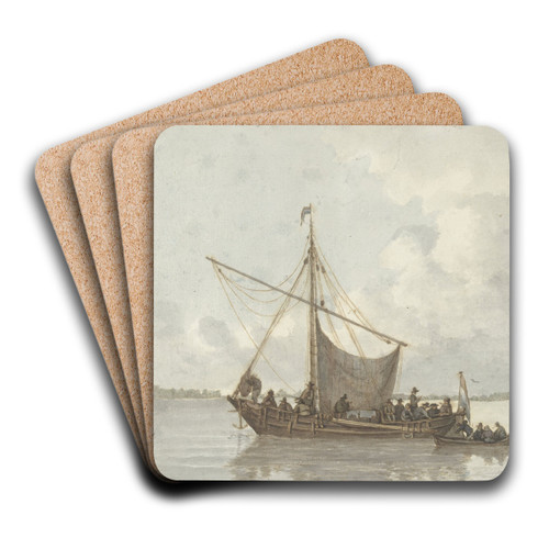 Riviergezicht by Gerrit Lamberts Art Drink Coaster set Riviergezicht by Gerrit Lamberts Art Drink Coaster set