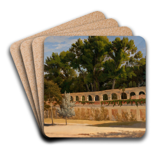From Villa Borghese by Gustaf Wilhelm Palm Art Drink Coaster set From Villa Borghese by Gustaf Wilhelm Palm Art Drink Coaster set