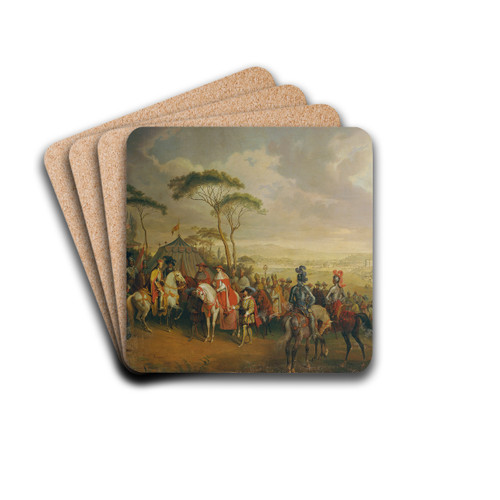 Einzug Kaiser Friedrichs III. in Rom by Johann Nepomuk Hchle Drink Coasters - set of 4 Einzug Kaiser Friedrichs III. in Rom by Johann Nepomuk Hchle Drink Coasters - set of 4
