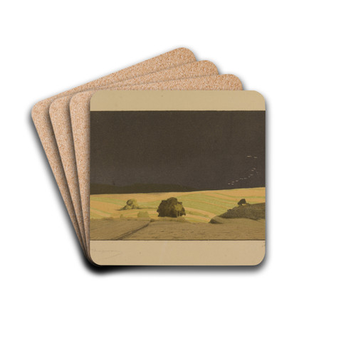 Im Sonnenschein by Gustav Kampmann Drink Coasters - set of 4