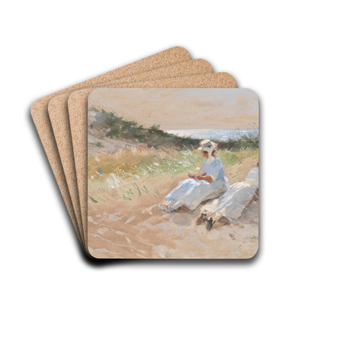 Partie auf Sylt by Hugo Mhlig Drink Coasters - set of 4