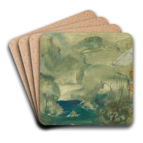 Perseus And Andromeda by Alexandre Jacovleff Art Drink Coaster set