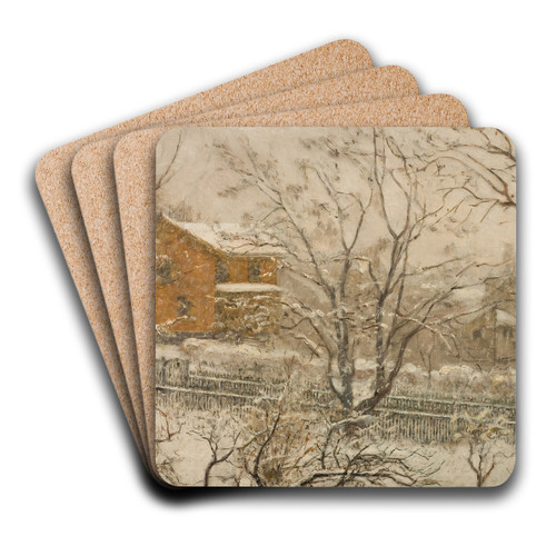 Sludd. Fra ateliervinduet by Amaldus Nielsen Art Drink Coaster set Sludd. Fra ateliervinduet by Amaldus Nielsen Art Drink Coaster set