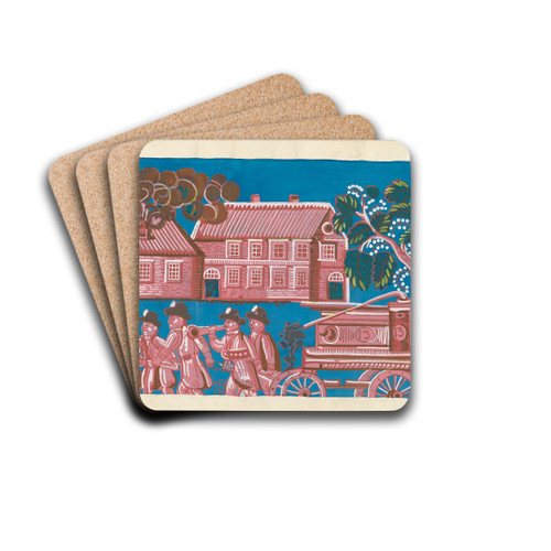 Bandbox Design by Martin Partyka Drink Coasters - set of 4 Bandbox Design by Martin Partyka Drink Coasters - set of 4