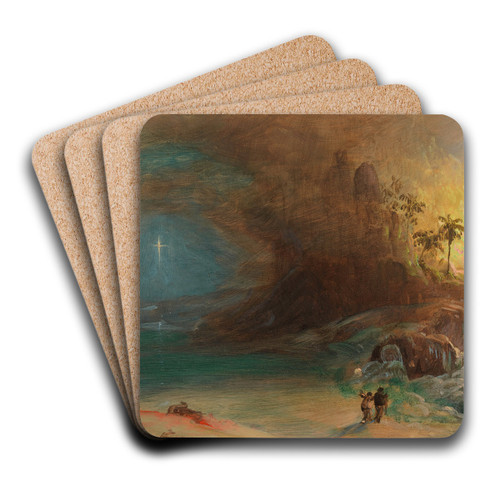 Study for 'Apotheosis to Thomas Cole' by Frederic Edwin Church Art Drink Coaster set