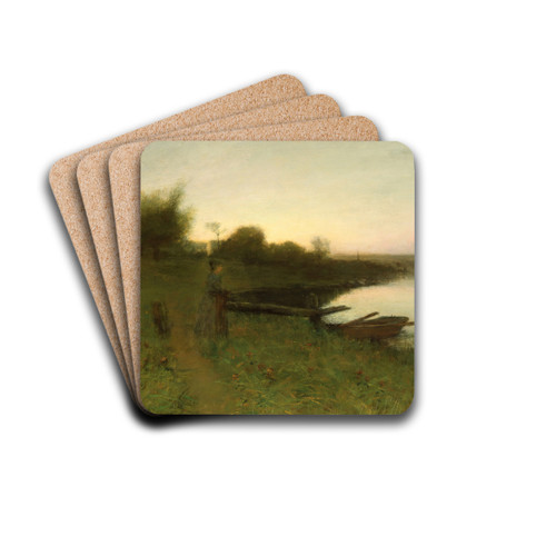 In the Gloaming by Henry Golden Dearth Drink Coasters - set of 4
