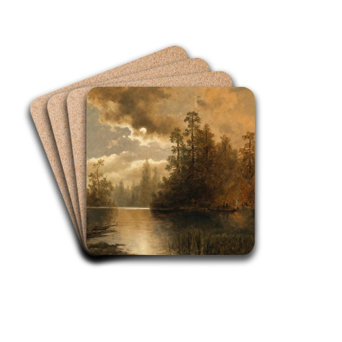 Fischernachen am See by Josef Thoma Drink Coasters - set of 4