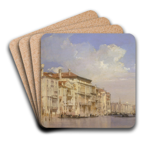 Grand Canal, Venice by Richard Parkes Bonington Art Drink Coaster set