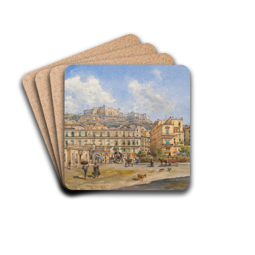 Neapel by Franz Alt Drink Coasters - set of 4