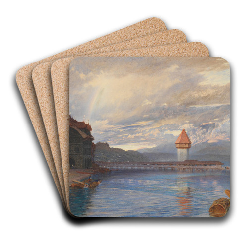 Lucerne by Alfred William Hunt Art Drink Coaster set