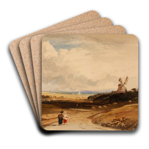Small Landscape (Dutch) by John Varley Art Drink Coaster set