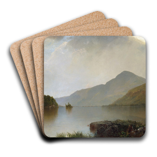 Lake George by John Frederick Kensett Art Drink Coaster set