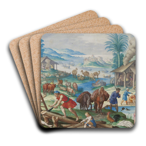 The age of bronze by Friedrich Brentel Art Drink Coaster set The age of bronze by Friedrich Brentel Art Drink Coaster set
