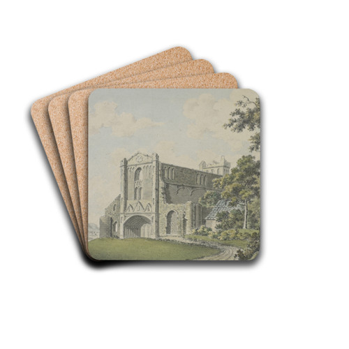 Melrose Abbey by Thomas Hearne Drink Coasters - set of 4