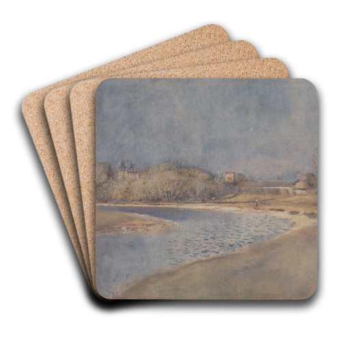 Pohad na Strky by Ladislav Mednynszky Art Drink Coaster set