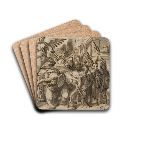 Triumph of fame by Christoph Murer Drink Coasters - set of 4