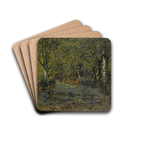 Paysage by Lon-Germain Pelouse Drink Coasters - set of 4 Paysage by Lon-Germain Pelouse Drink Coasters - set of 4