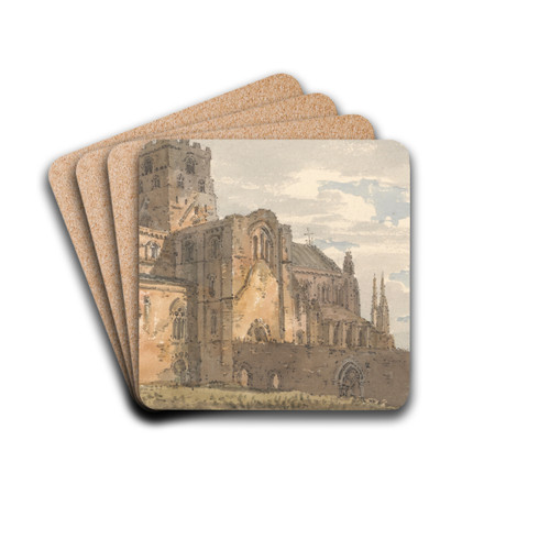 Carlisle Cathedral, Cumberland, from the South-west by Thomas Girtin Drink Coasters - set of 4