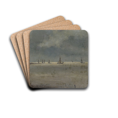 The Zuider Zee by Eduard Karsen Drink Coasters - set of 4 The Zuider Zee by Eduard Karsen Drink Coasters - set of 4