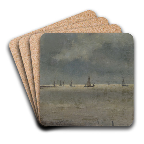 The Zuider Zee by Eduard Karsen Art Drink Coaster set The Zuider Zee by Eduard Karsen Art Drink Coaster set