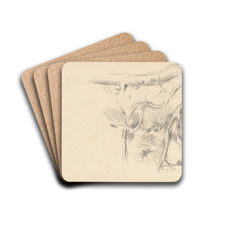 Pine Tree by Paul Czanne Drink Coasters - set of 4 Pine Tree by Paul Czanne Drink Coasters - set of 4