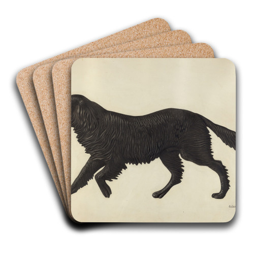 Weather Vane Pattern by Winifred Luten Art Drink Coaster set Weather Vane Pattern by Winifred Luten Art Drink Coaster set