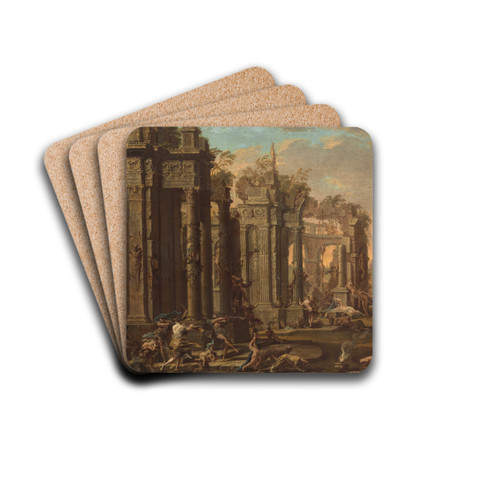 Bacchanal by Alessandro Magnasco Drink Coasters - set of 4