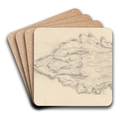Study of a Decorative Ornament by Paul Czanne Art Drink Coaster set