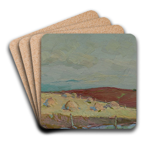 After the Cutting by Edward G. Eisenlohr Art Drink Coaster set