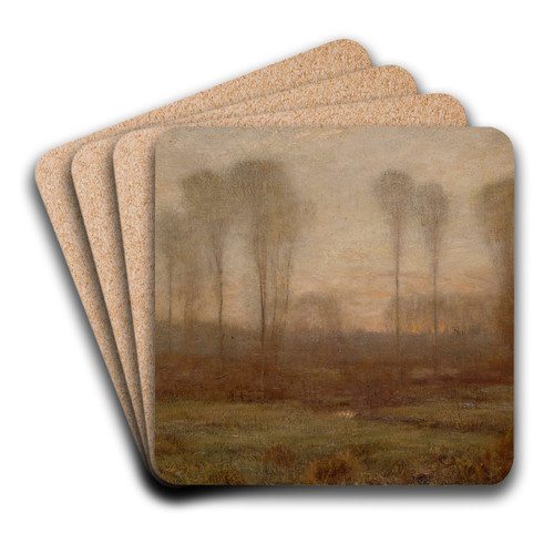 Before Sunrise by Dwight W. Tryon Art Drink Coaster set