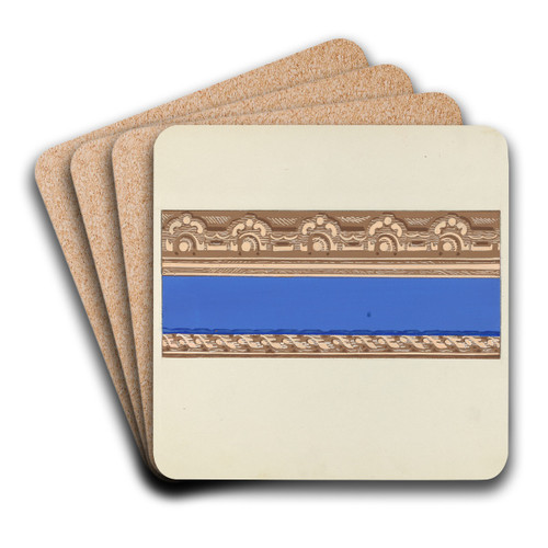 Wallpaper Border by Arsen Maralian Art Drink Coaster set