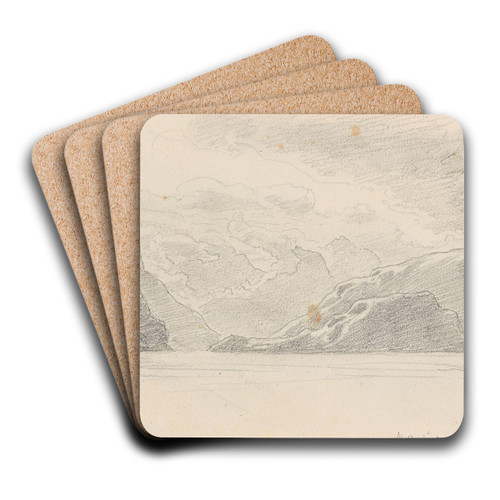 Fra Moldefjorden by Hans Gude Art Drink Coaster set
