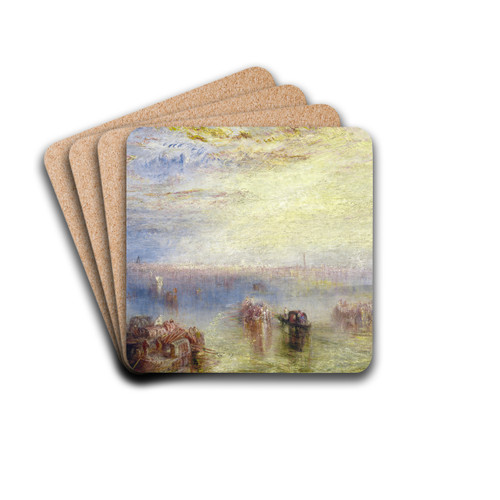 Approach to Venice by Joseph Mallord William Turner Drink Coasters - set of 4