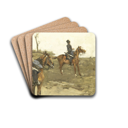 Hussars by George Hendrik Breitner Drink Coasters - set of 4