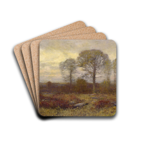 November by Dwight W. Tryon Drink Coasters - set of 4