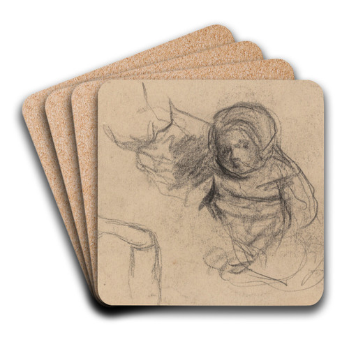 Child by Jakob Smits Art Drink Coaster set